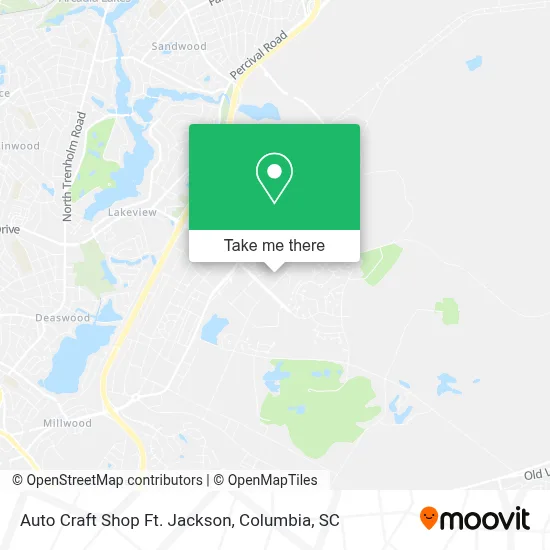 Auto Craft Shop Ft. Jackson map