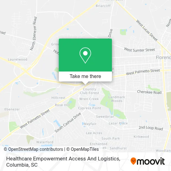 Healthcare Empowerment Access And Logistics map