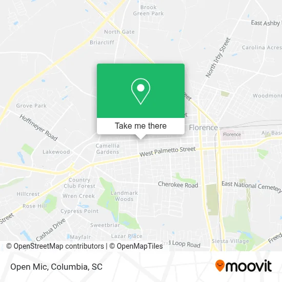 Open Mic map
