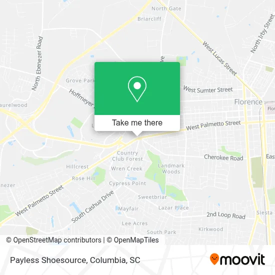 Payless Shoesource map