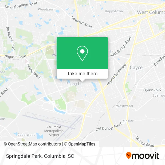 Springdale Park map