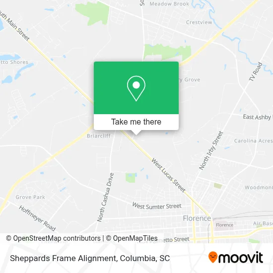 Sheppards Frame Alignment map