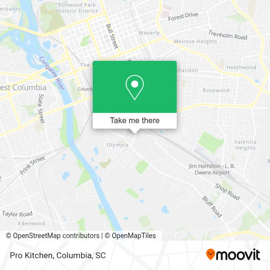 Pro Kitchen map