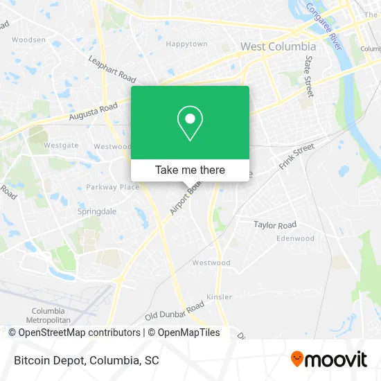 Bitcoin Depot map
