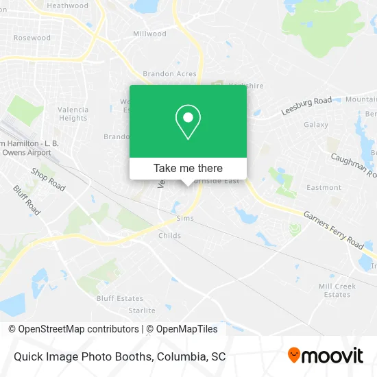 Quick Image Photo Booths map