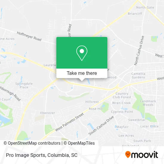 Pro Image Sports map