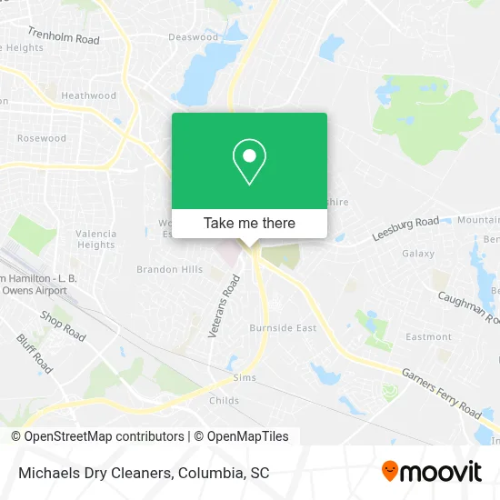 Michaels Dry Cleaners map