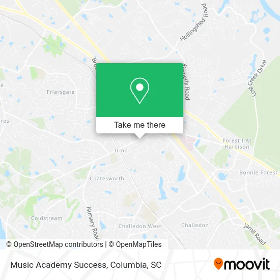 Music Academy Success map