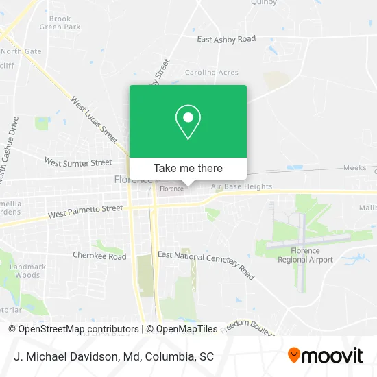 J. Michael Davidson, Md map