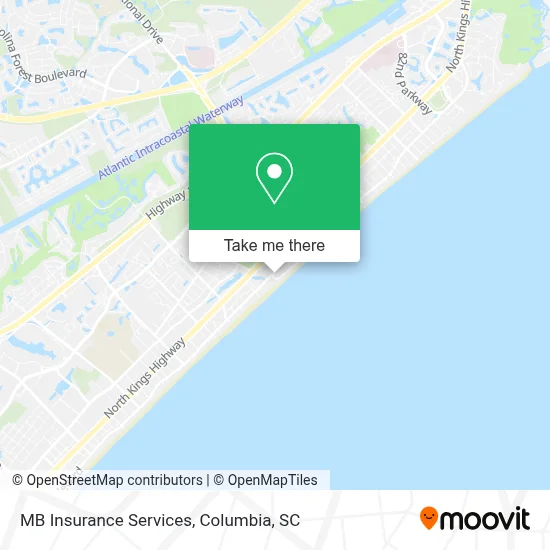 MB Insurance Services map