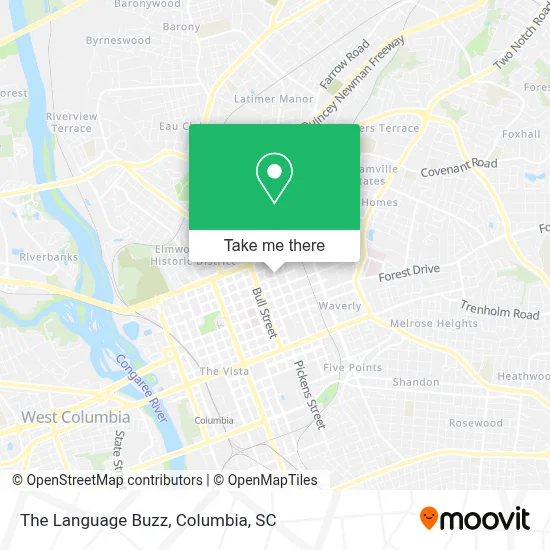The Language Buzz map