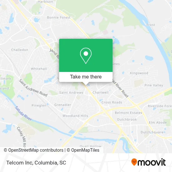 Telcom Inc map