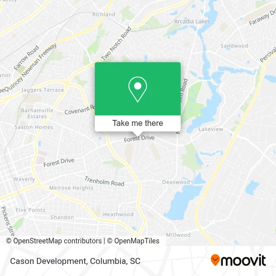 Cason Development map