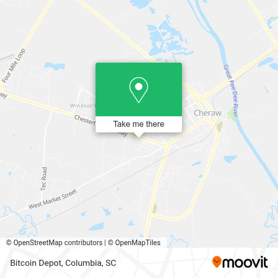 Bitcoin Depot map