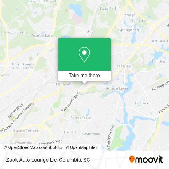 Zook Auto Lounge Llc map