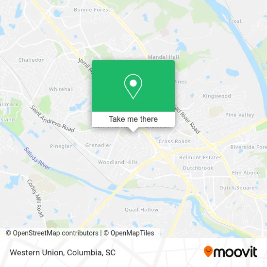 Western Union map