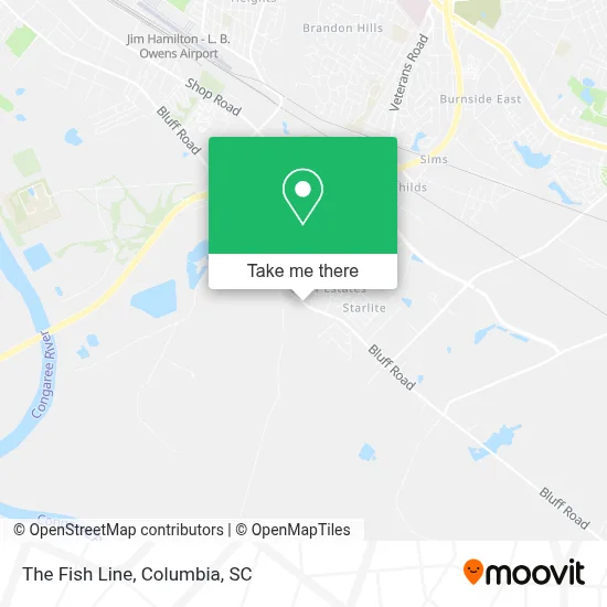 The Fish Line map