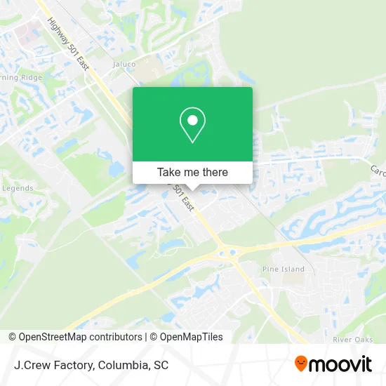 J.Crew Factory map