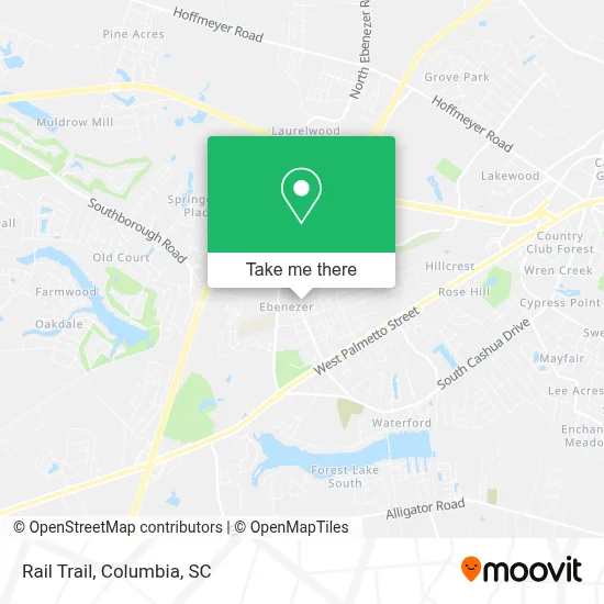 Rail Trail map