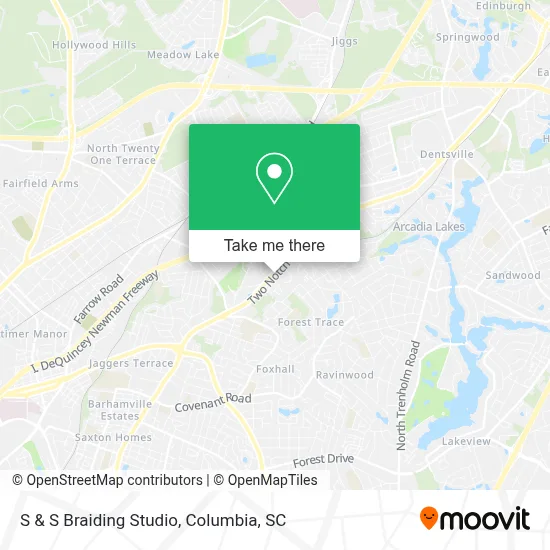 S & S Braiding Studio map
