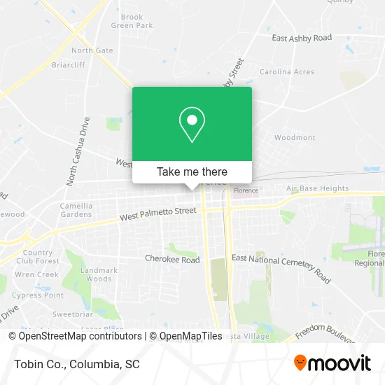 Tobin Co. map