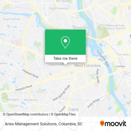Aries Management Solutions map