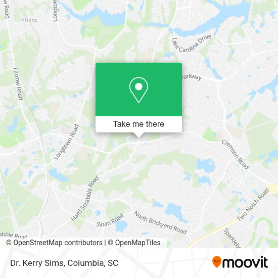 Dr. Kerry Sims map