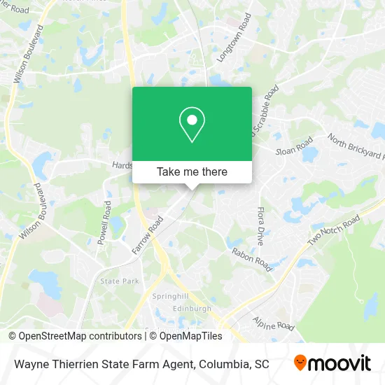 Wayne Thierrien State Farm Agent map