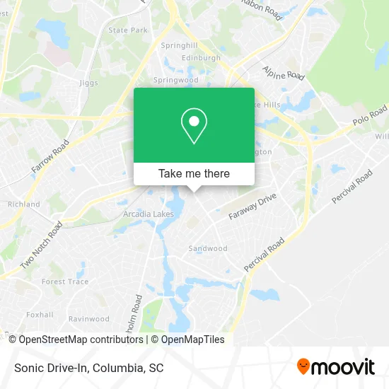 Sonic Drive-In map