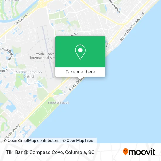 Tiki Bar @ Compass Cove map