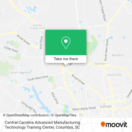 Central Carolina Advanced Manufacturing Technology Training Center map