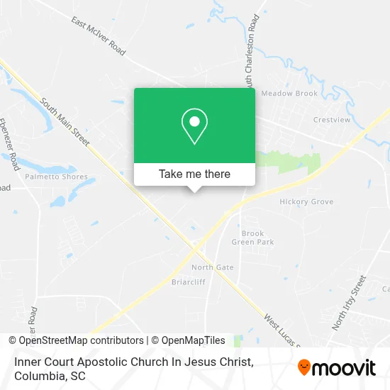 Inner Court Apostolic Church In Jesus Christ map