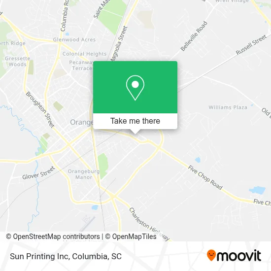 Sun Printing Inc map