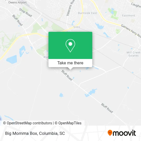Big Momma Box map