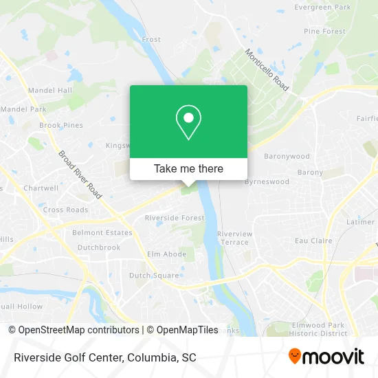 Riverside Golf Center map