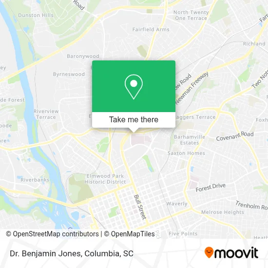 Dr. Benjamin Jones map