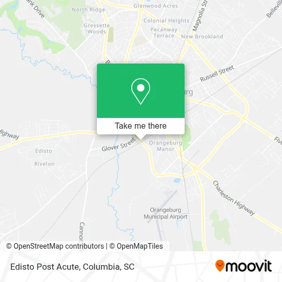 Edisto Post Acute map