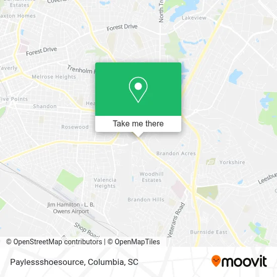 Paylessshoesource map