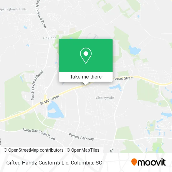 Gifted Handz Custom's Llc map