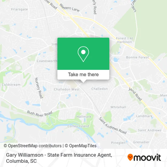 Gary Williamson - State Farm Insurance Agent map