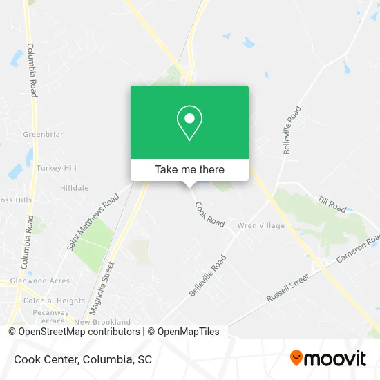 Cook Center map