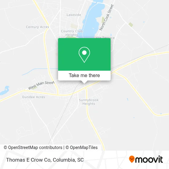 Thomas E Crow Co map