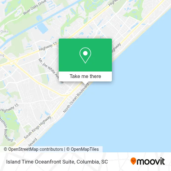 Island Time Oceanfront Suite map