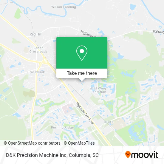D&K Precision Machine Inc map