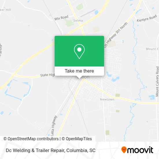 Dc Welding & Trailer Repair map