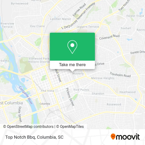 Top Notch Bbq map