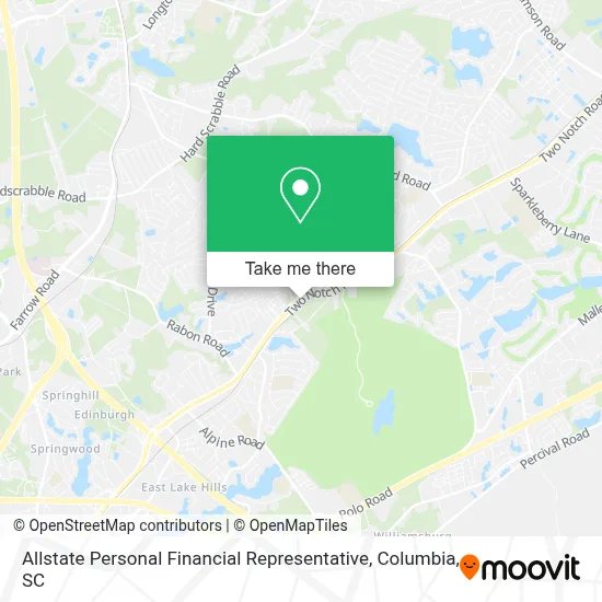 Allstate Personal Financial Representative map