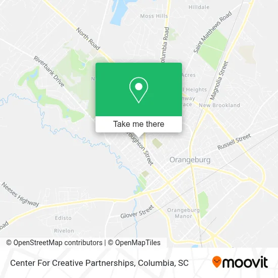 Center For Creative Partnerships map