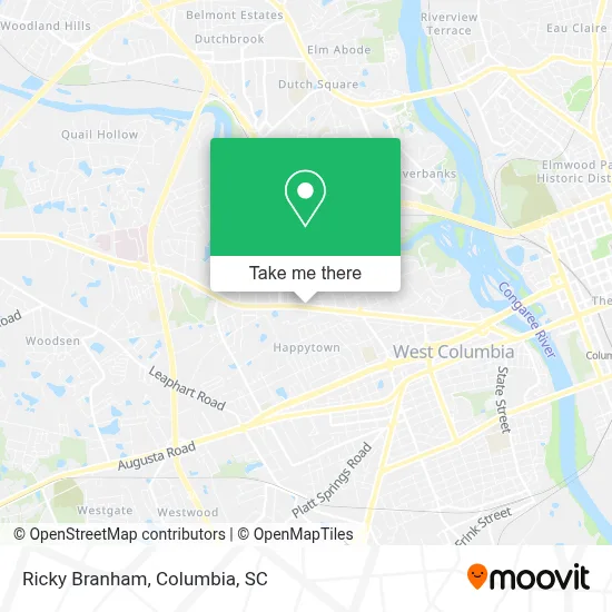 Ricky Branham map