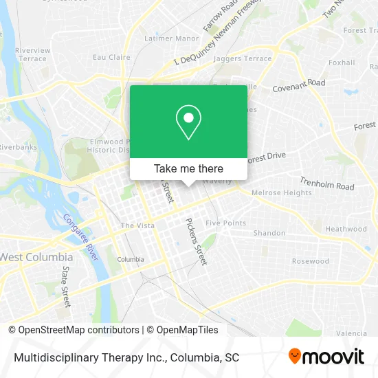 Multidisciplinary Therapy Inc. map